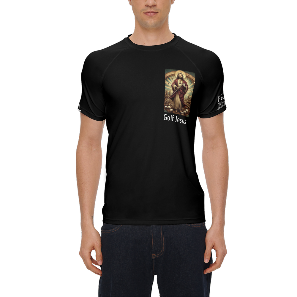 Golf Jesus Athletic Shirt