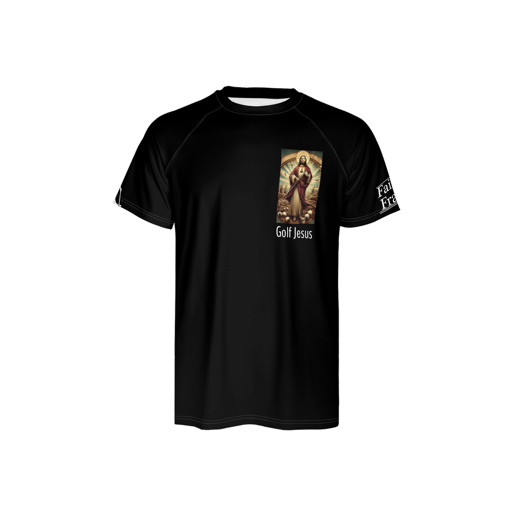 Golf Jesus Athletic Shirt