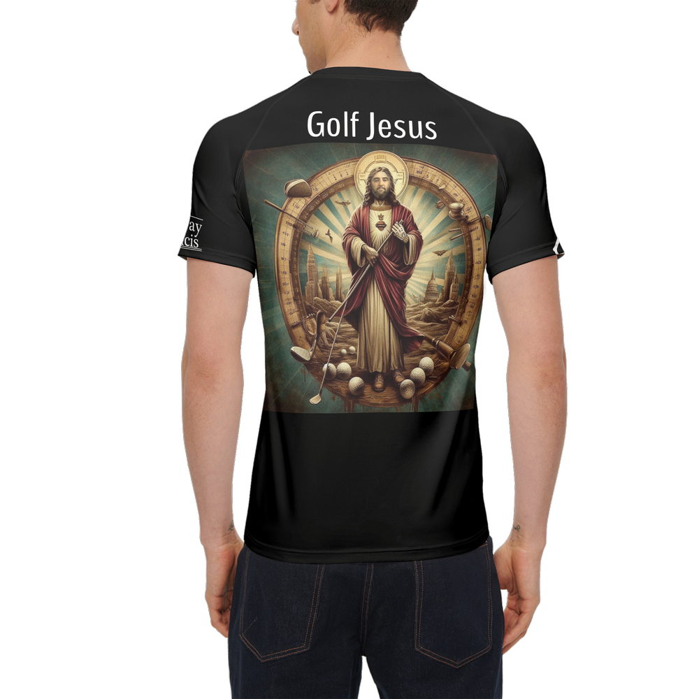 Golf Jesus Athletic Shirt