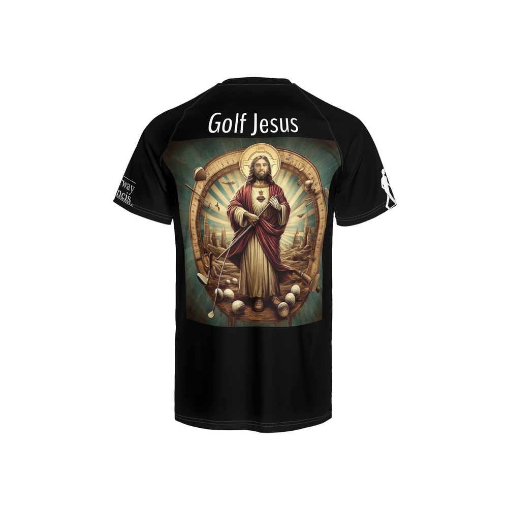 Golf Jesus Athletic Shirt