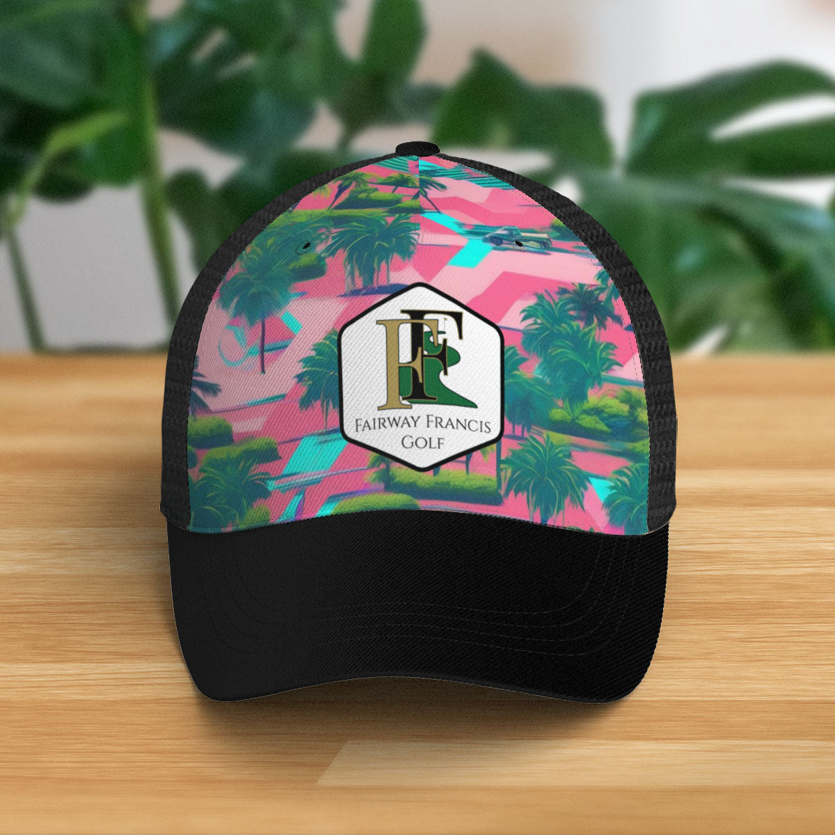 Neon Geo Trucker Hat